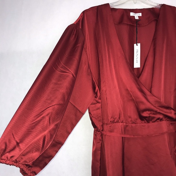 NEW! PROLOGUE Plus Size faux wrap top blouse 3X - Picture 3 of 6